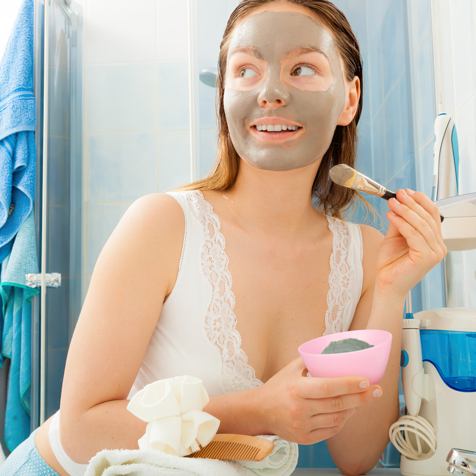 Face Mask Silicone - Set di 3 Ciotole in Silicone