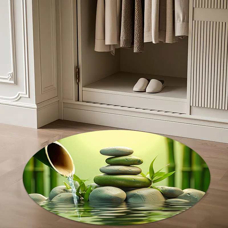 Tappeto Rotondo Zen in Bambù e - Wellness Spa With Hotel recensione e prezzo